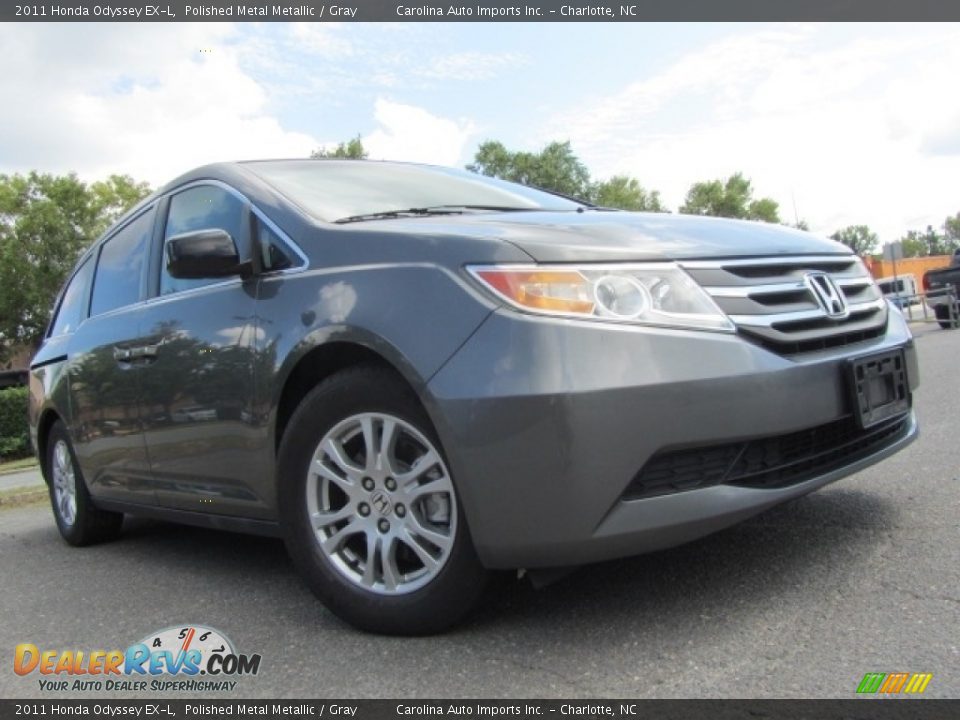 2011 Honda Odyssey EX-L Polished Metal Metallic / Gray Photo #1