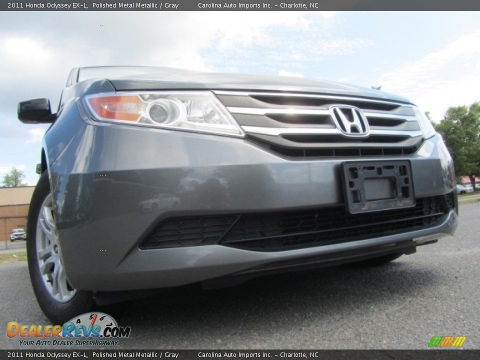 2011 Honda Odyssey EX-L Polished Metal Metallic / Gray Photo #2