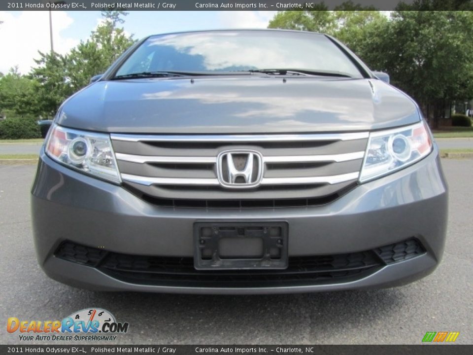 2011 Honda Odyssey EX-L Polished Metal Metallic / Gray Photo #4