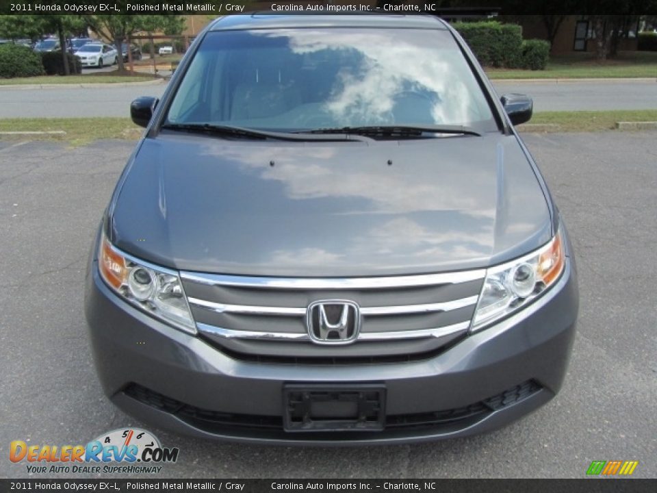 2011 Honda Odyssey EX-L Polished Metal Metallic / Gray Photo #5