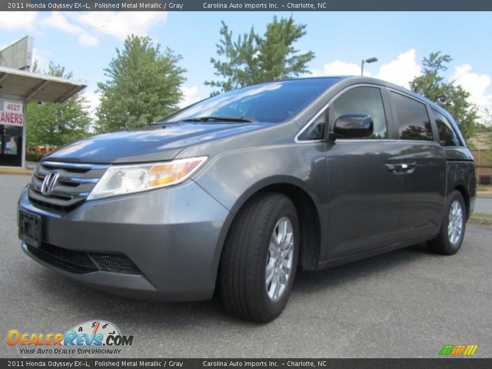 2011 Honda Odyssey EX-L Polished Metal Metallic / Gray Photo #6