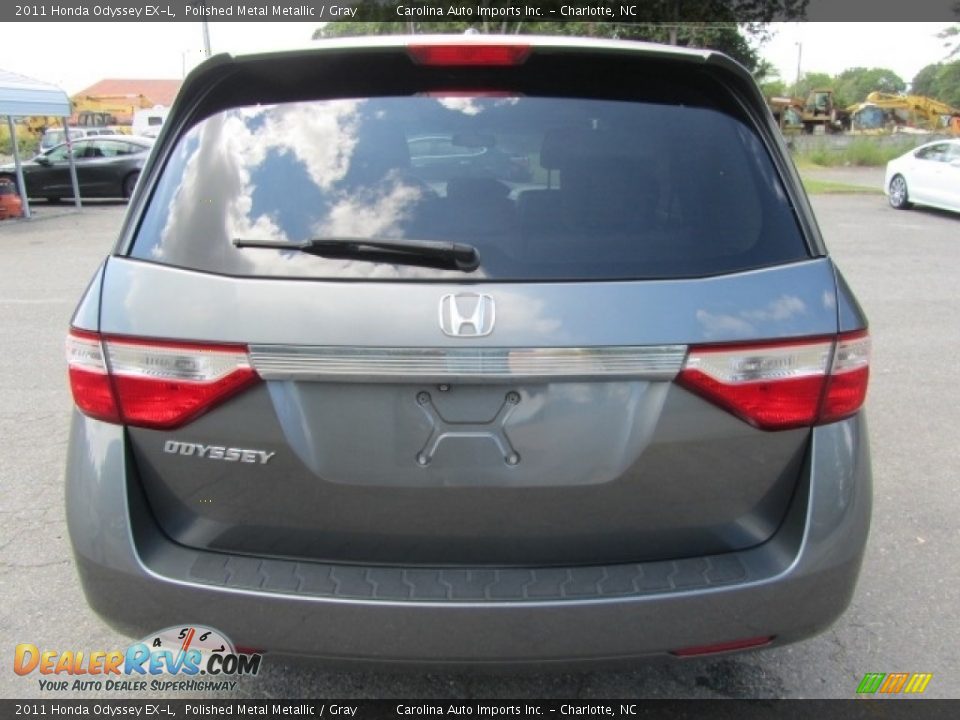 2011 Honda Odyssey EX-L Polished Metal Metallic / Gray Photo #9