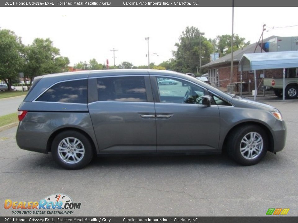 2011 Honda Odyssey EX-L Polished Metal Metallic / Gray Photo #11