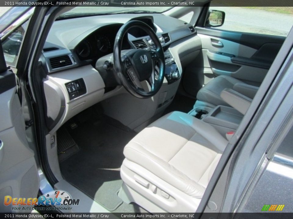 2011 Honda Odyssey EX-L Polished Metal Metallic / Gray Photo #17