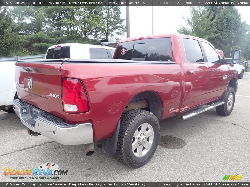 Deep Cherry Red Crystal Pearl 2015 Ram 2500 Big Horn Crew Cab 4x4 Photo #4