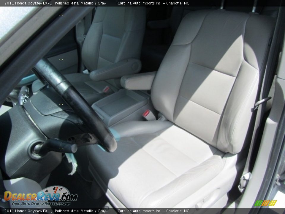 2011 Honda Odyssey EX-L Polished Metal Metallic / Gray Photo #18