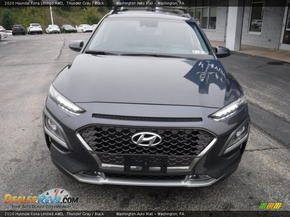 2020 Hyundai Kona Limited AWD Thunder Gray / Black Photo #5