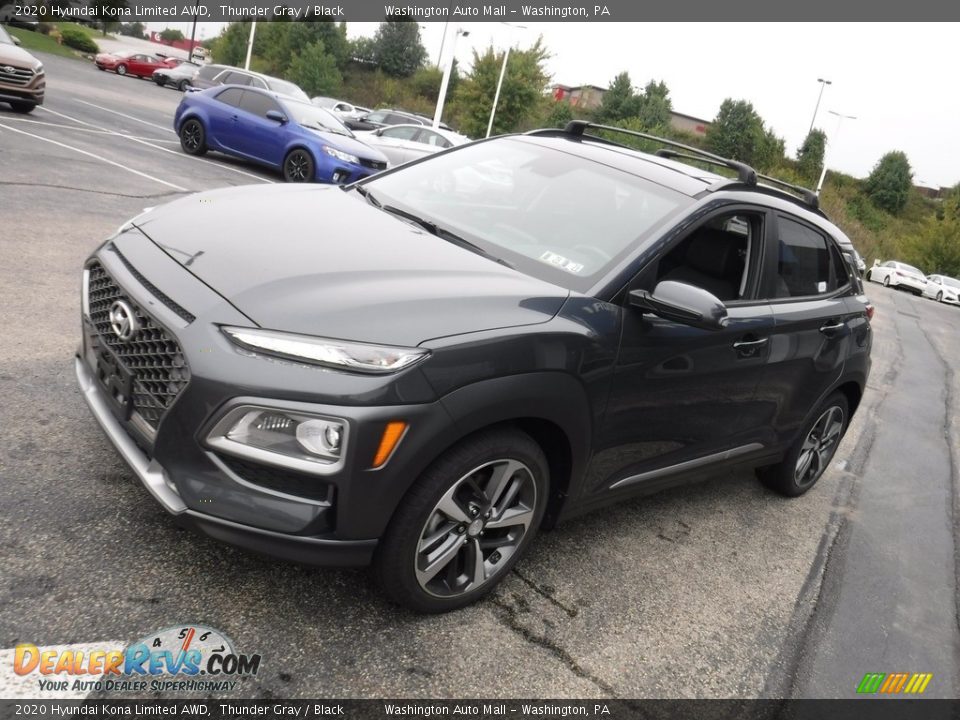 2020 Hyundai Kona Limited AWD Thunder Gray / Black Photo #6