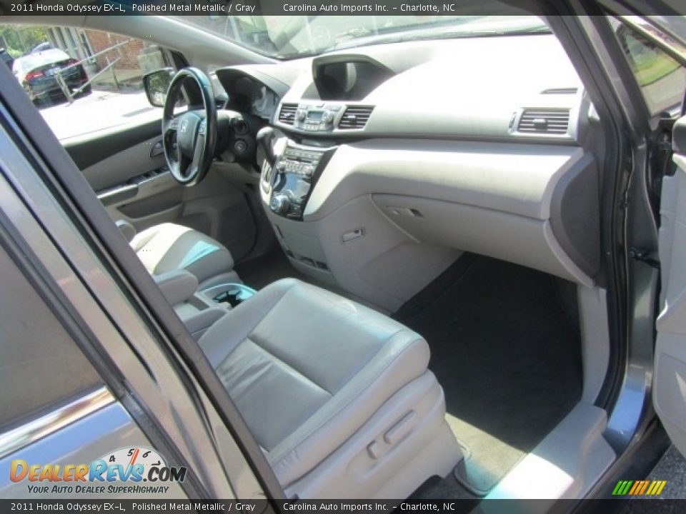 2011 Honda Odyssey EX-L Polished Metal Metallic / Gray Photo #22