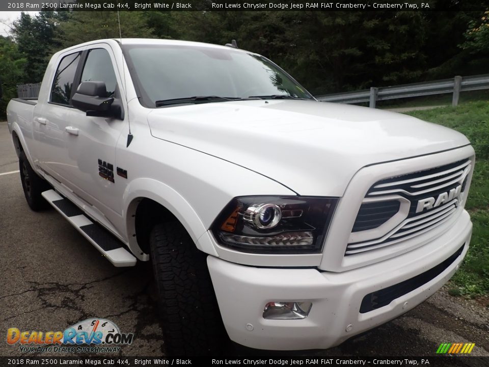 2018 Ram 2500 Laramie Mega Cab 4x4 Bright White / Black Photo #3