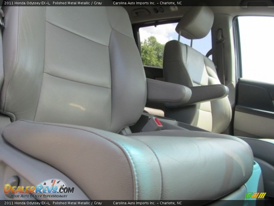 2011 Honda Odyssey EX-L Polished Metal Metallic / Gray Photo #23