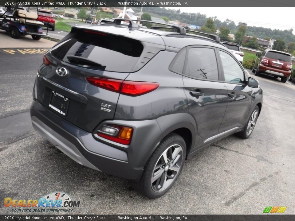 2020 Hyundai Kona Limited AWD Thunder Gray / Black Photo #10