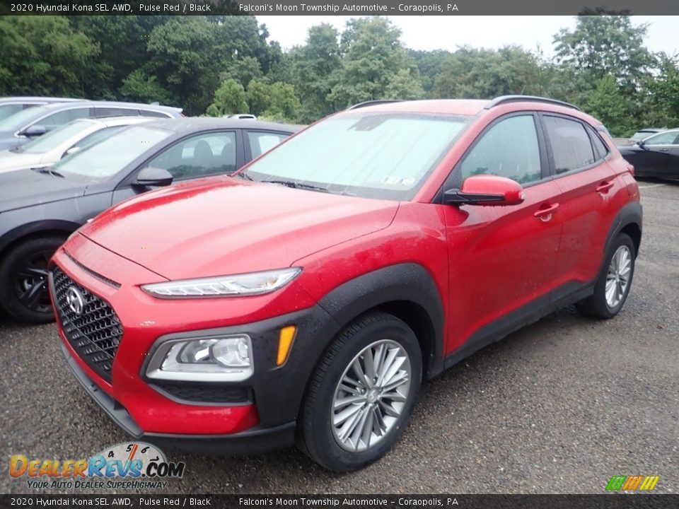 Front 3/4 View of 2020 Hyundai Kona SEL AWD Photo #1