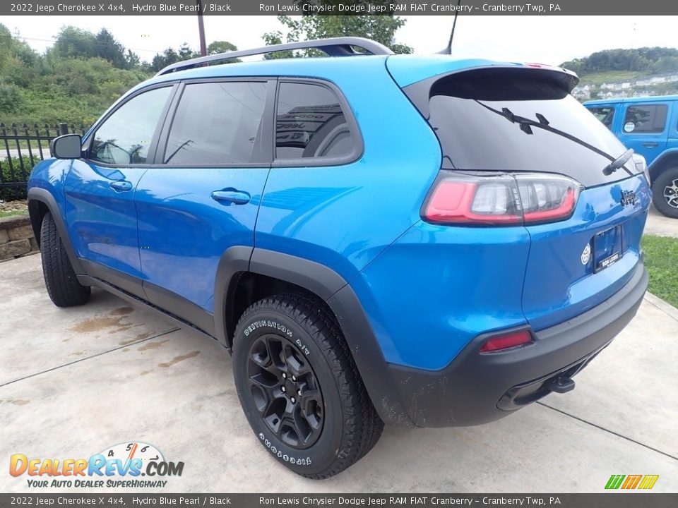 2022 Jeep Cherokee X 4x4 Hydro Blue Pearl / Black Photo #3