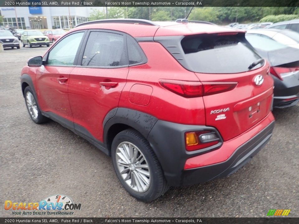 2020 Hyundai Kona SEL AWD Pulse Red / Black Photo #2