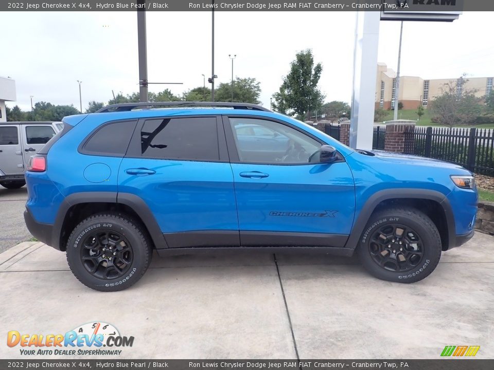 2022 Jeep Cherokee X 4x4 Hydro Blue Pearl / Black Photo #6