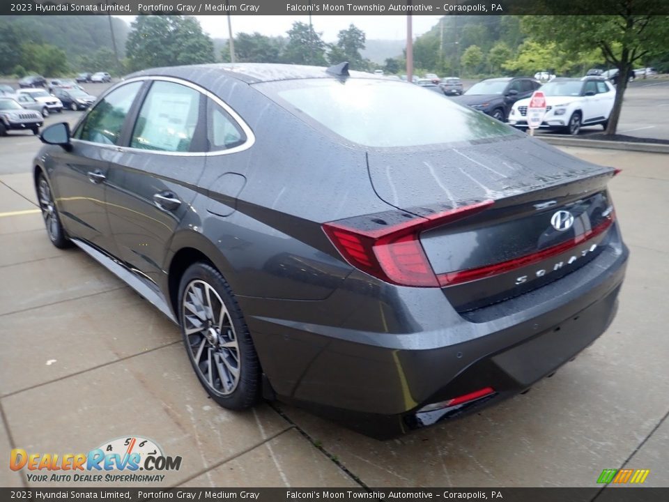 2023 Hyundai Sonata Limited Portofino Gray / Medium Gray Photo #4