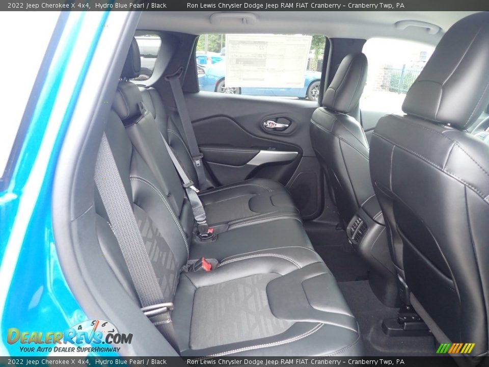 Rear Seat of 2022 Jeep Cherokee X 4x4 Photo #10