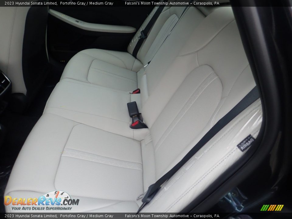 Rear Seat of 2023 Hyundai Sonata Limited Photo #12