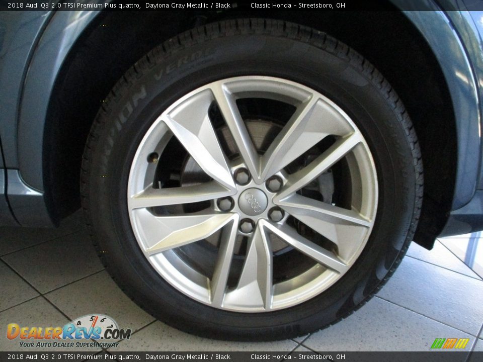 2018 Audi Q3 2.0 TFSI Premium Plus quattro Daytona Gray Metallic / Black Photo #5