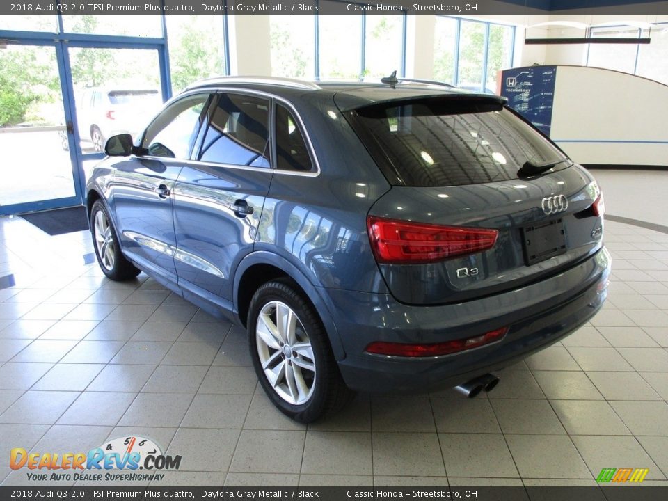 2018 Audi Q3 2.0 TFSI Premium Plus quattro Daytona Gray Metallic / Black Photo #9