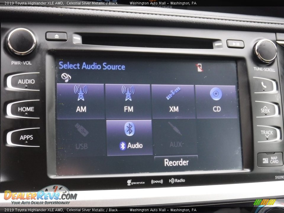 2019 Toyota Highlander XLE AWD Celestial Silver Metallic / Black Photo #6