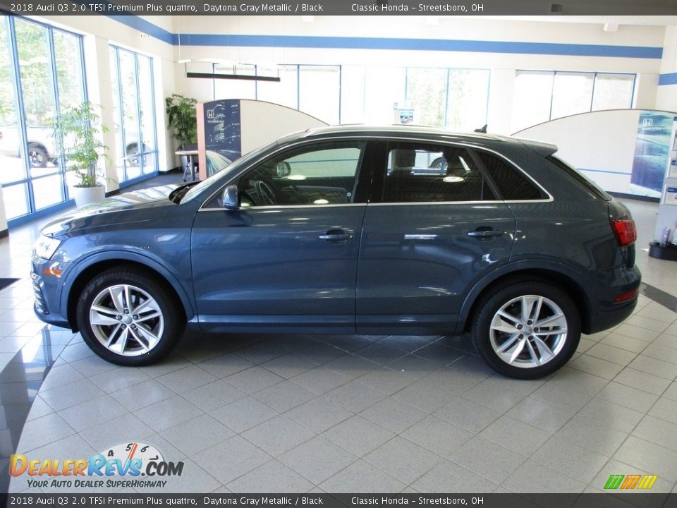 2018 Audi Q3 2.0 TFSI Premium Plus quattro Daytona Gray Metallic / Black Photo #10