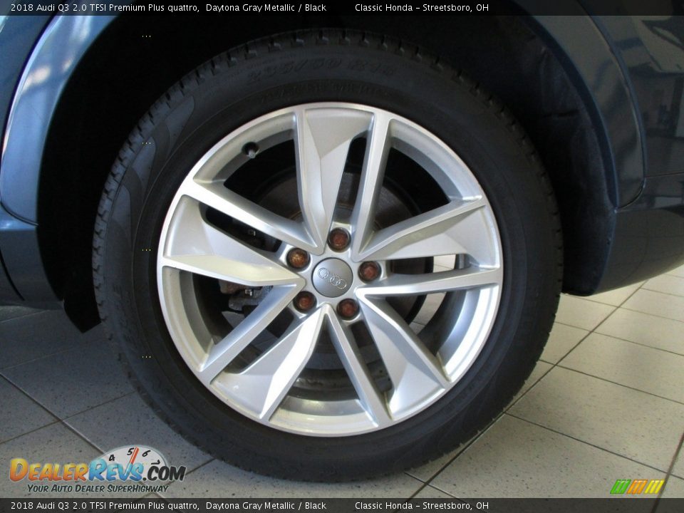 2018 Audi Q3 2.0 TFSI Premium Plus quattro Daytona Gray Metallic / Black Photo #11