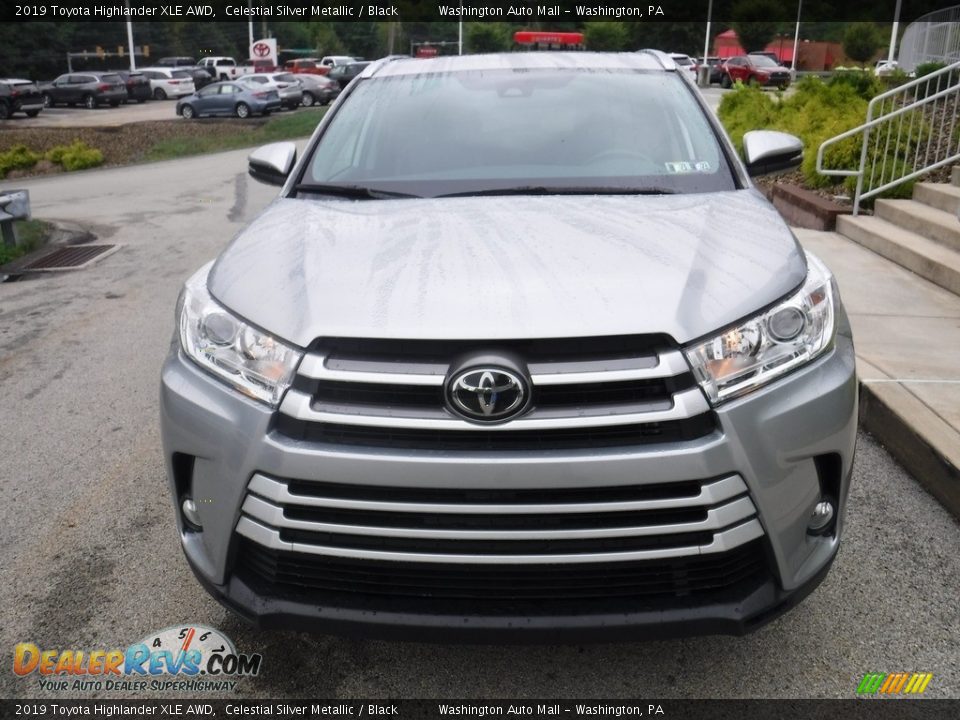 2019 Toyota Highlander XLE AWD Celestial Silver Metallic / Black Photo #8