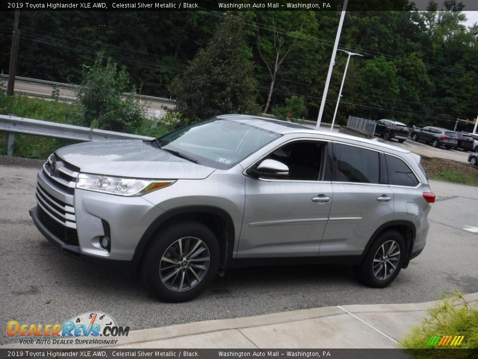 2019 Toyota Highlander XLE AWD Celestial Silver Metallic / Black Photo #9