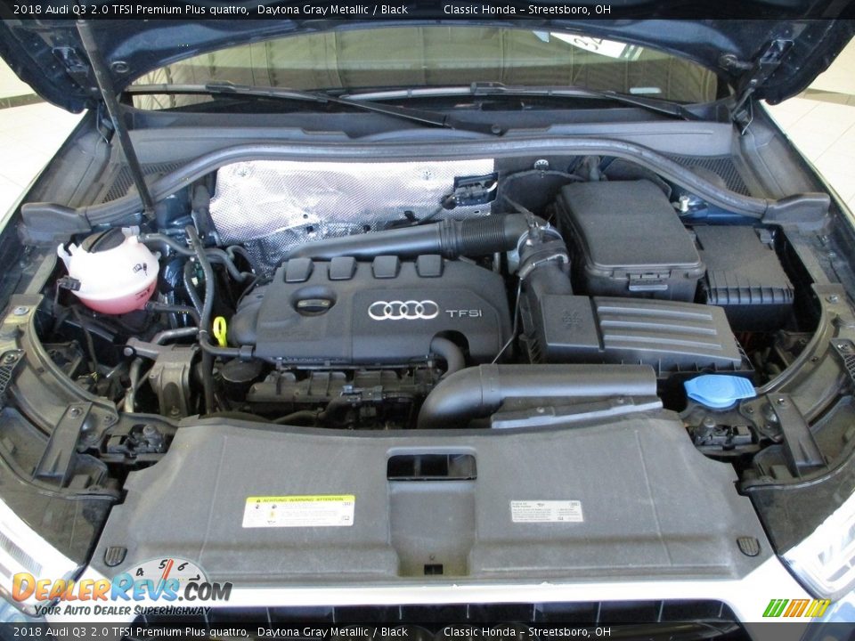 2018 Audi Q3 2.0 TFSI Premium Plus quattro Daytona Gray Metallic / Black Photo #16