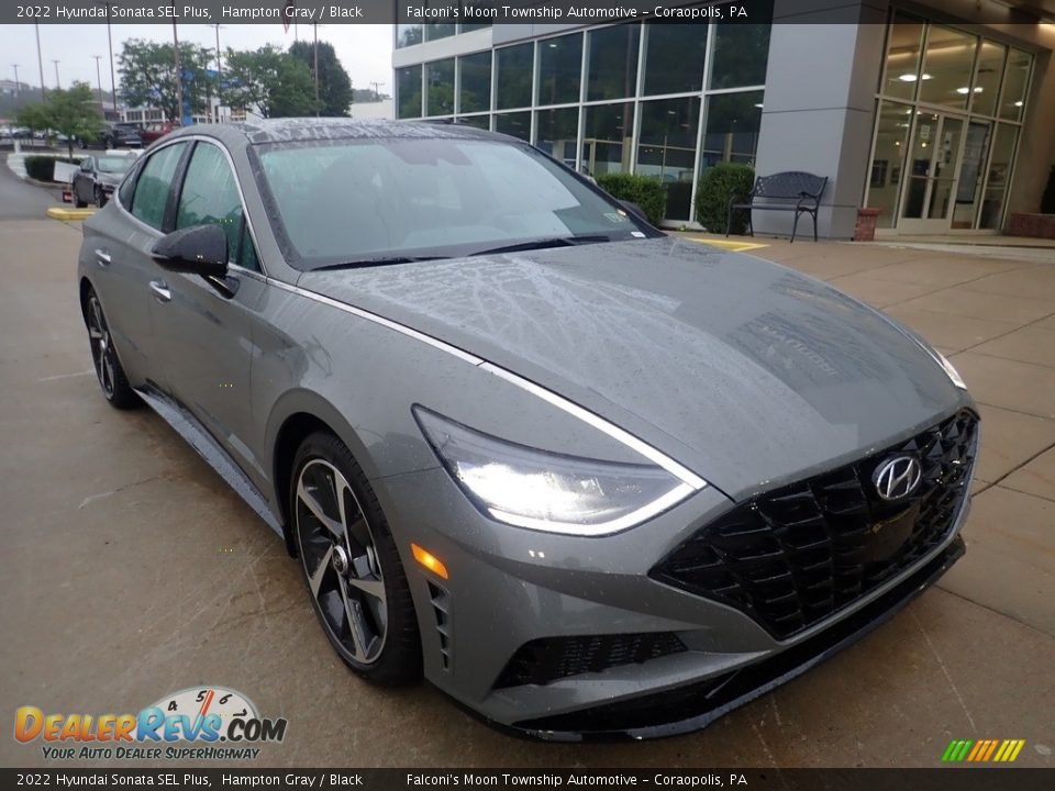 2022 Hyundai Sonata SEL Plus Hampton Gray / Black Photo #8