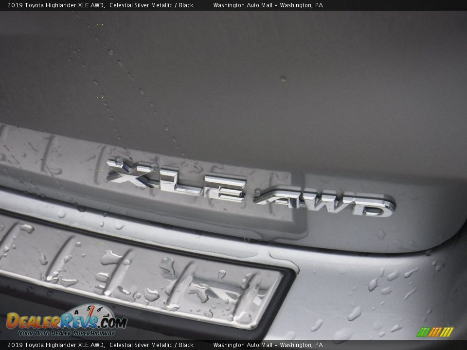 2019 Toyota Highlander XLE AWD Celestial Silver Metallic / Black Photo #14