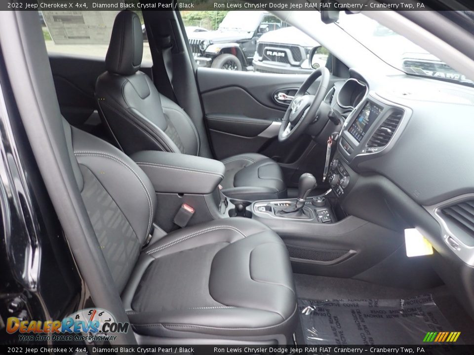 Front Seat of 2022 Jeep Cherokee X 4x4 Photo #10