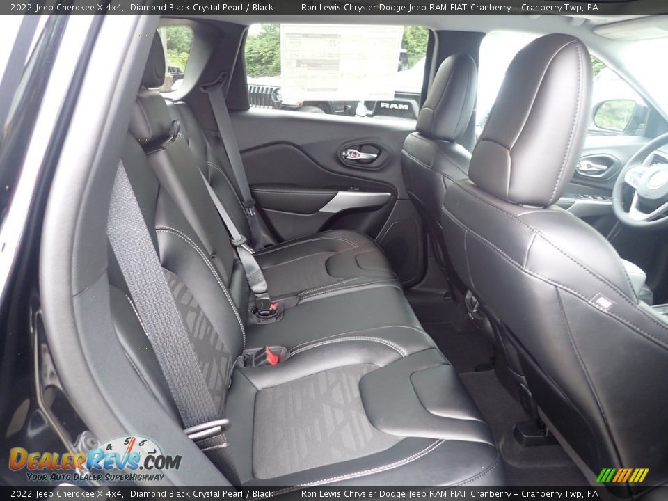 Rear Seat of 2022 Jeep Cherokee X 4x4 Photo #11