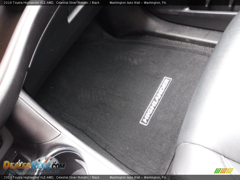 2019 Toyota Highlander XLE AWD Celestial Silver Metallic / Black Photo #22