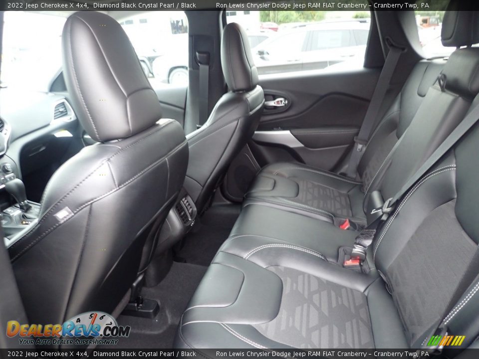 Rear Seat of 2022 Jeep Cherokee X 4x4 Photo #12