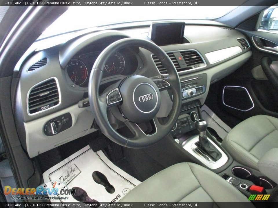 2018 Audi Q3 2.0 TFSI Premium Plus quattro Daytona Gray Metallic / Black Photo #30