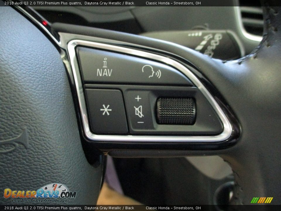 2018 Audi Q3 2.0 TFSI Premium Plus quattro Daytona Gray Metallic / Black Photo #35