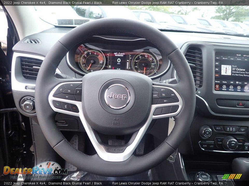 2022 Jeep Cherokee X 4x4 Steering Wheel Photo #19