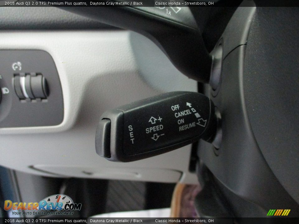 2018 Audi Q3 2.0 TFSI Premium Plus quattro Daytona Gray Metallic / Black Photo #36