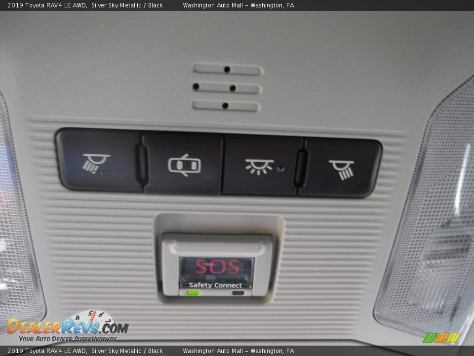 2019 Toyota RAV4 LE AWD Silver Sky Metallic / Black Photo #7