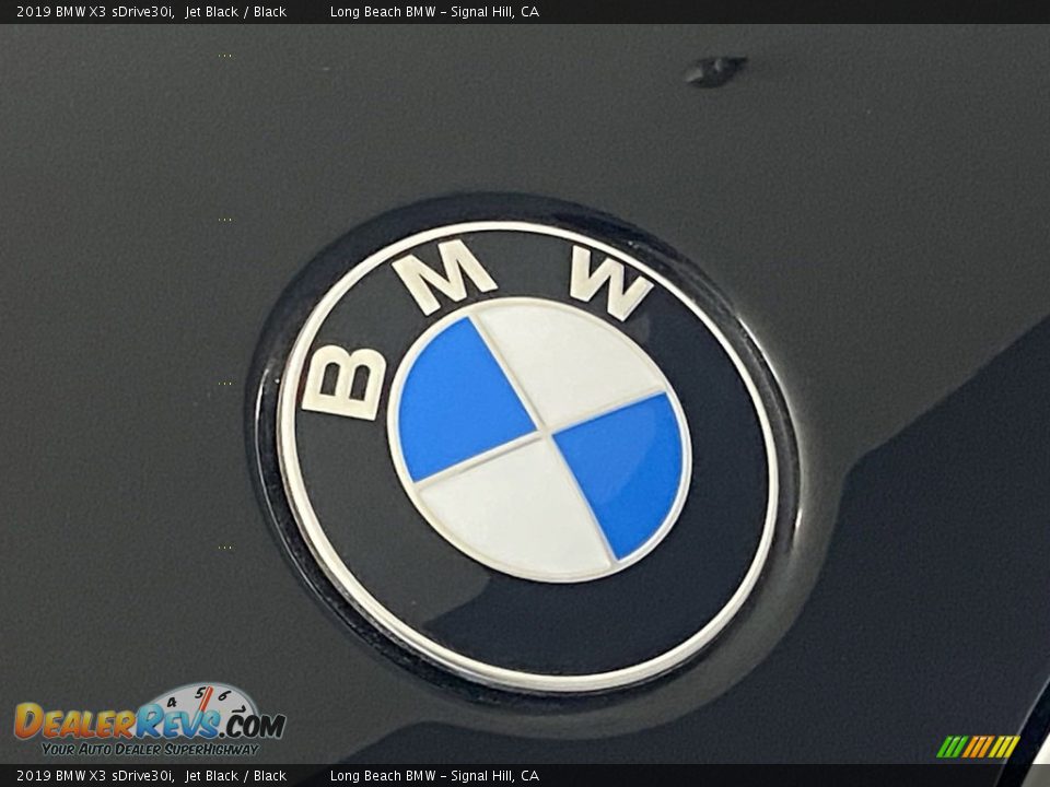 2019 BMW X3 sDrive30i Jet Black / Black Photo #7