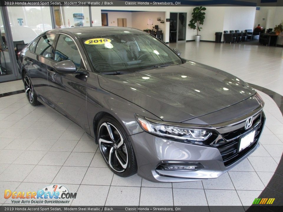 2019 Honda Accord Sport Sedan Modern Steel Metallic / Black Photo #3