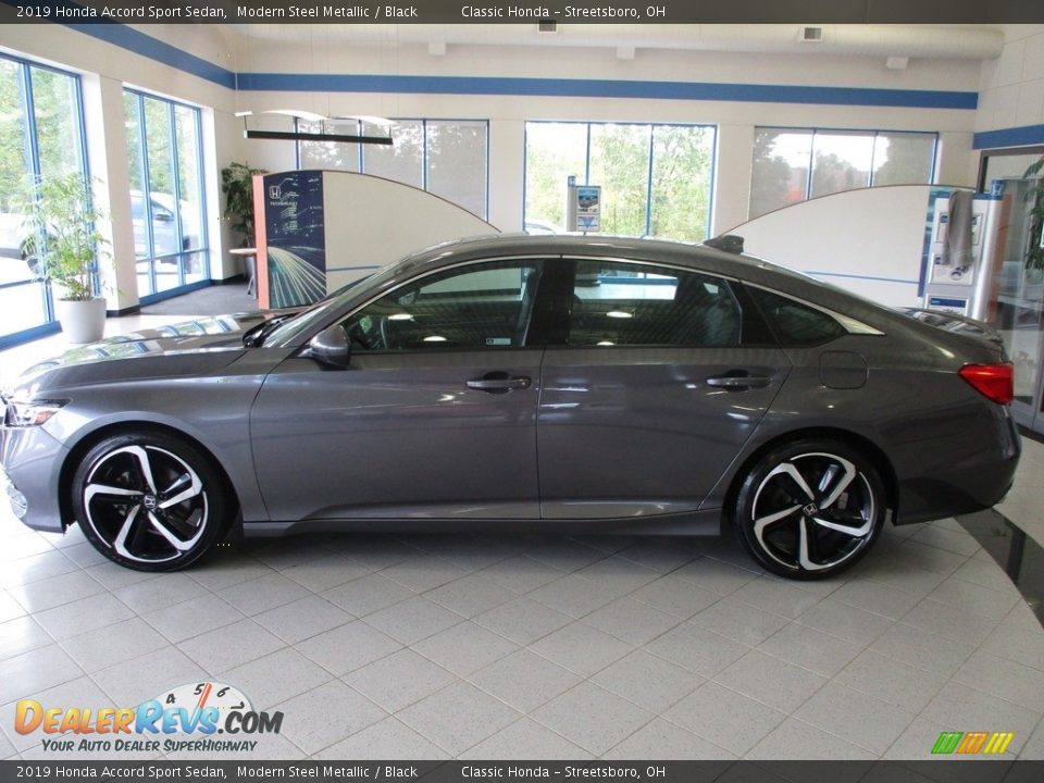 2019 Honda Accord Sport Sedan Modern Steel Metallic / Black Photo #10