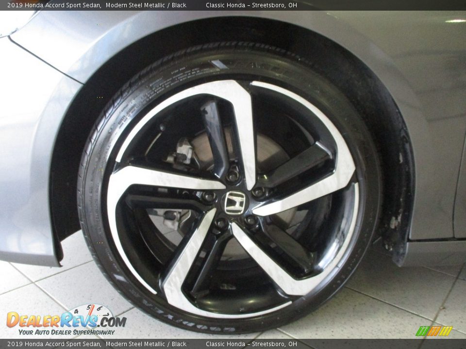 2019 Honda Accord Sport Sedan Modern Steel Metallic / Black Photo #12