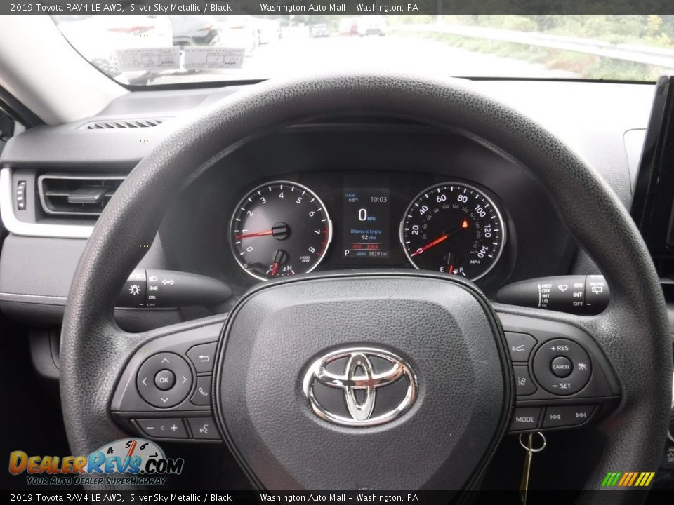 2019 Toyota RAV4 LE AWD Silver Sky Metallic / Black Photo #20