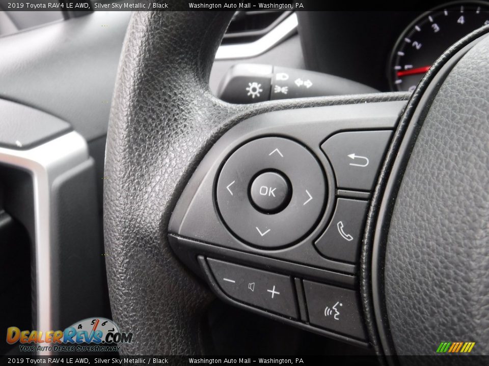 2019 Toyota RAV4 LE AWD Silver Sky Metallic / Black Photo #21