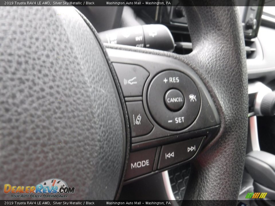 2019 Toyota RAV4 LE AWD Silver Sky Metallic / Black Photo #22