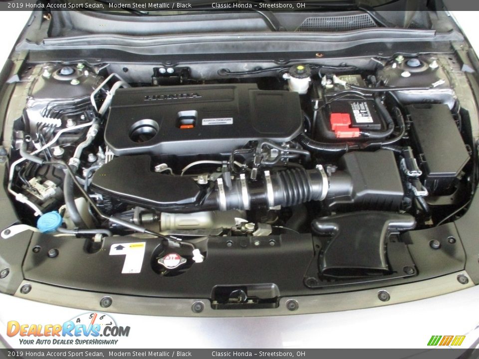 2019 Honda Accord Sport Sedan Modern Steel Metallic / Black Photo #16